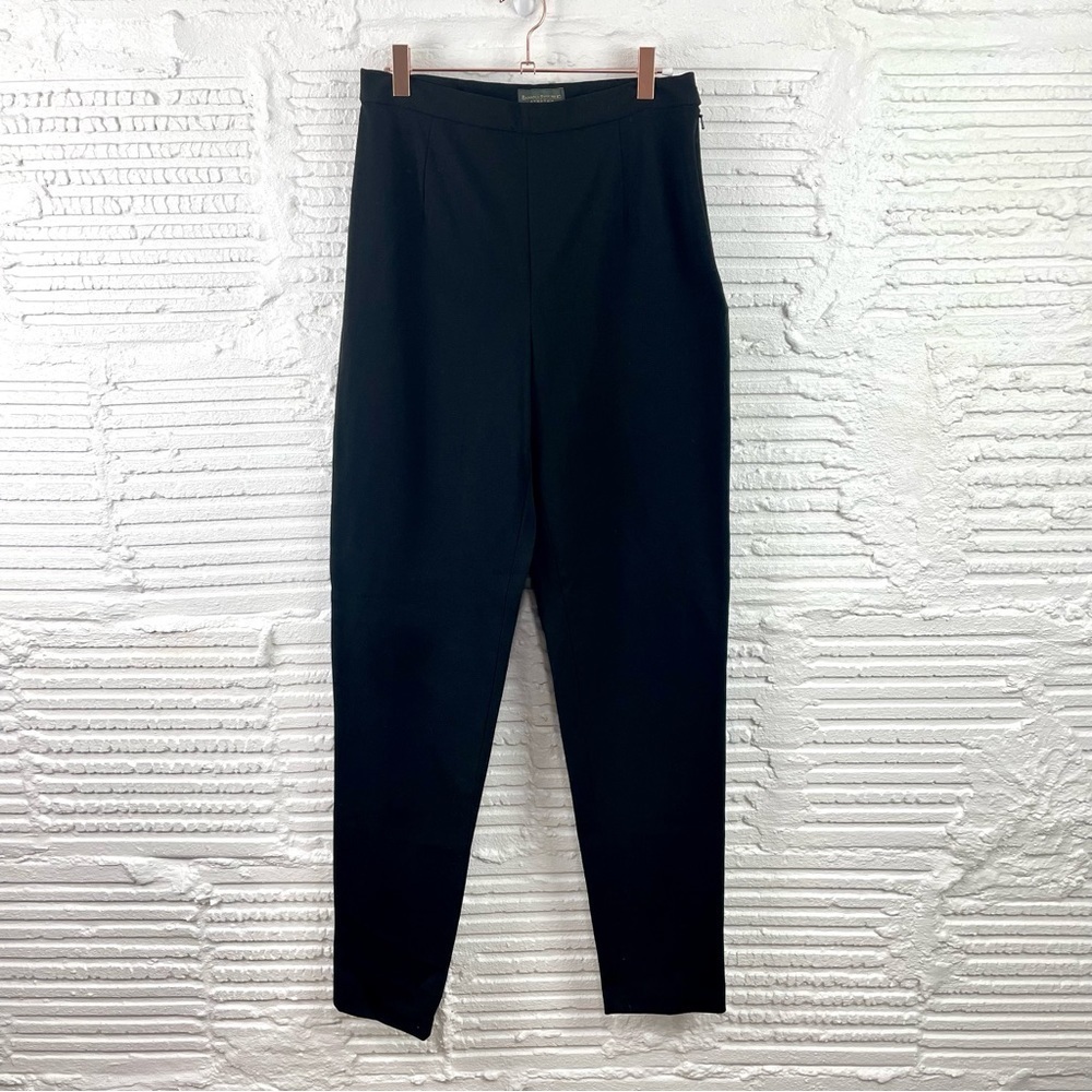 Banana Republic Vintage 1999 Black Stretch Pants Super Hight Waist Taper Fit 10L